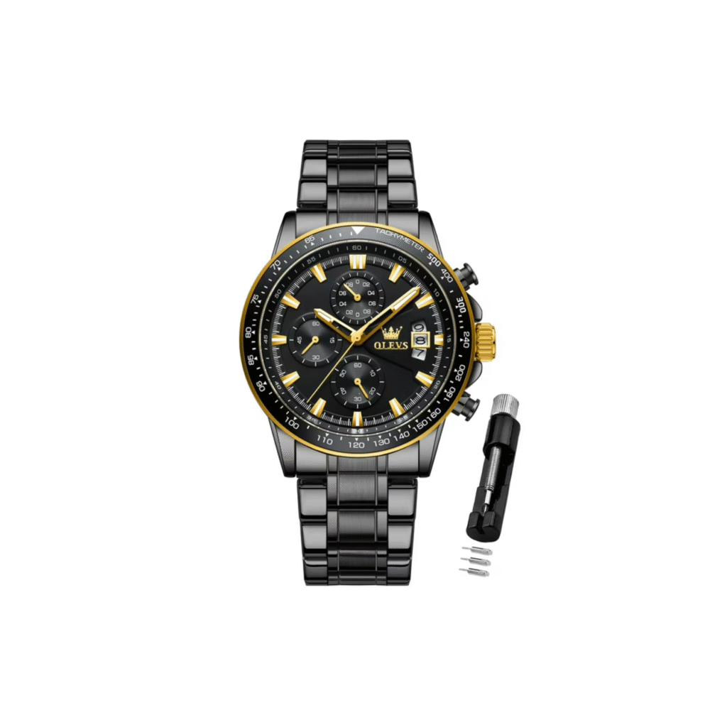 Olevs - Chronograph Stainless Steel