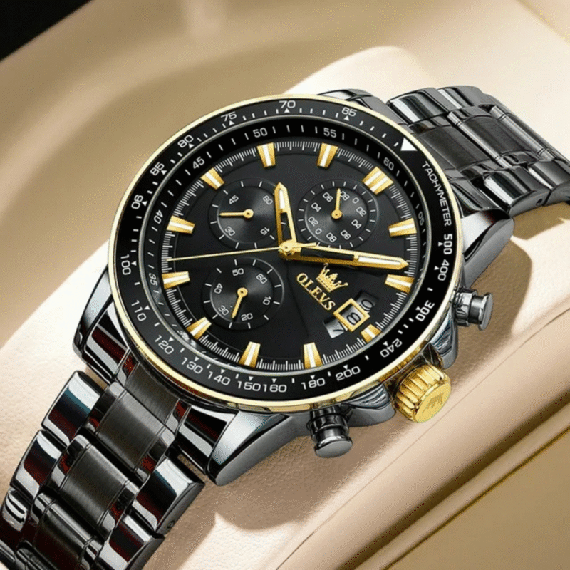 Olevs - Chronograph Stainless Steel - Image 2